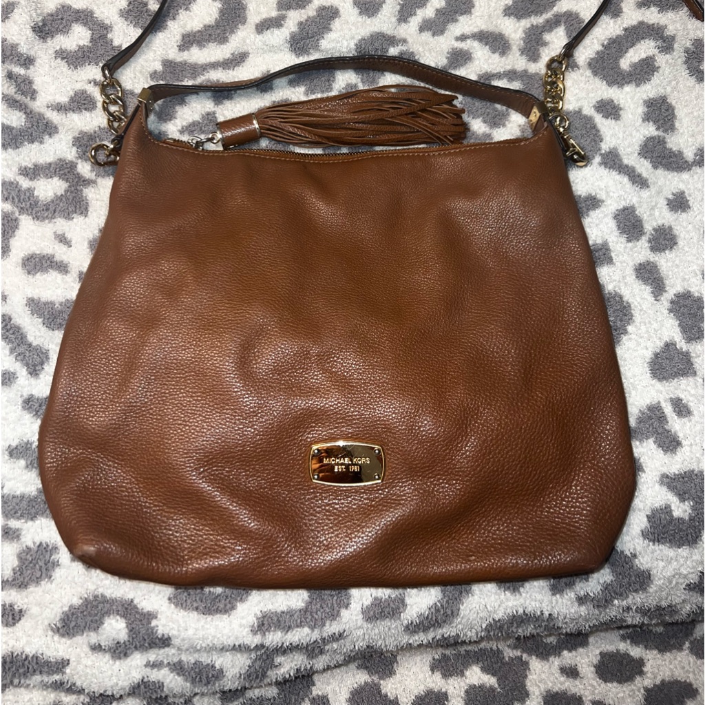 Michael Kors Hobo Bag With Gold Accents Mk Dust Bag Included